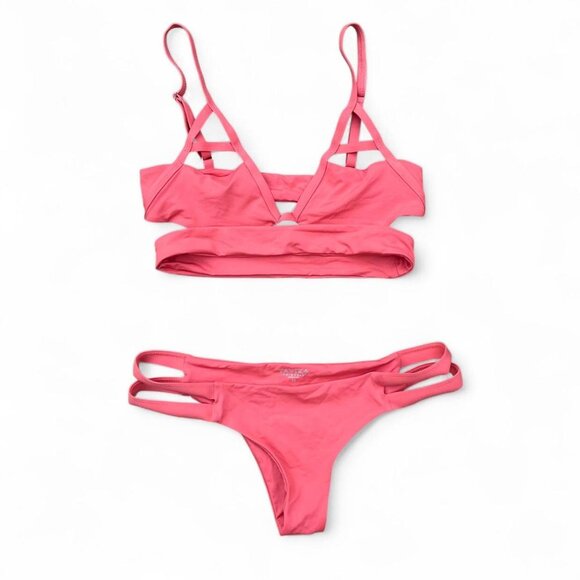 ✧ coral seamless bikini set ✧ - Picture 1 of 7